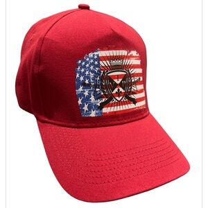 Brand New X Big VIP red with United States Flag hat